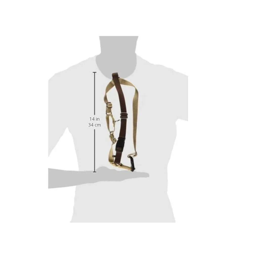 NWT PetSafe Easy Walk No-Pull Dog Harness, Size Medium, Fawn/Brown Color